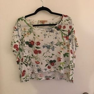 ZARA Flower pattern blouse